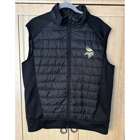 Minnesota Vikings NFL Purple Puffer Vest Adult Size: XL - Picture 1 of 5